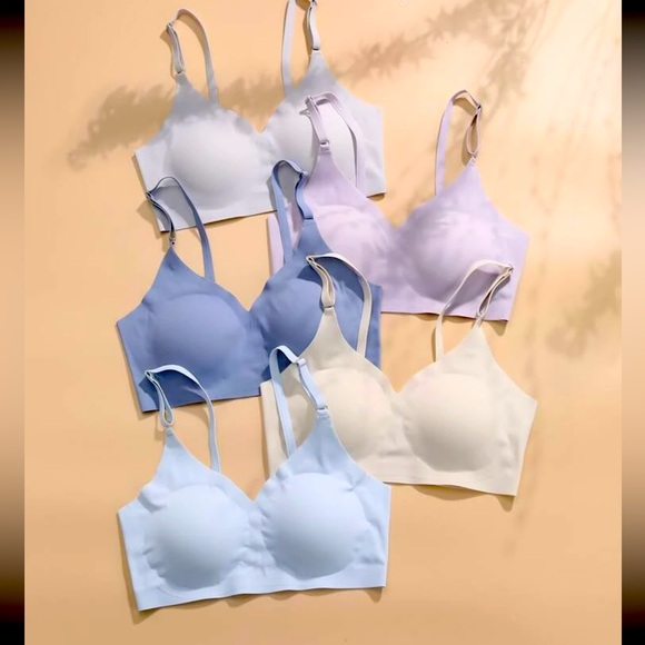 NWOT 4-Pack of SHEIN Pastel Wireless Padded Bralettes size L (8/10) - Picture 3 of 5
